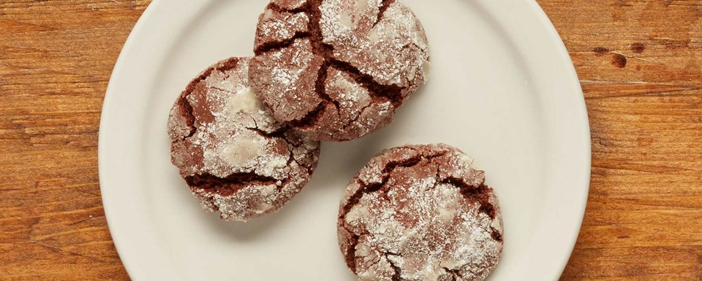 Photo of - Chocolate Chai Spiced Crinkle Cookies