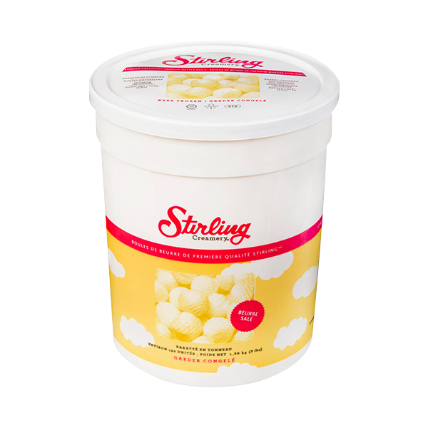 Photo of - Beurre en boules Stirling Premium salé