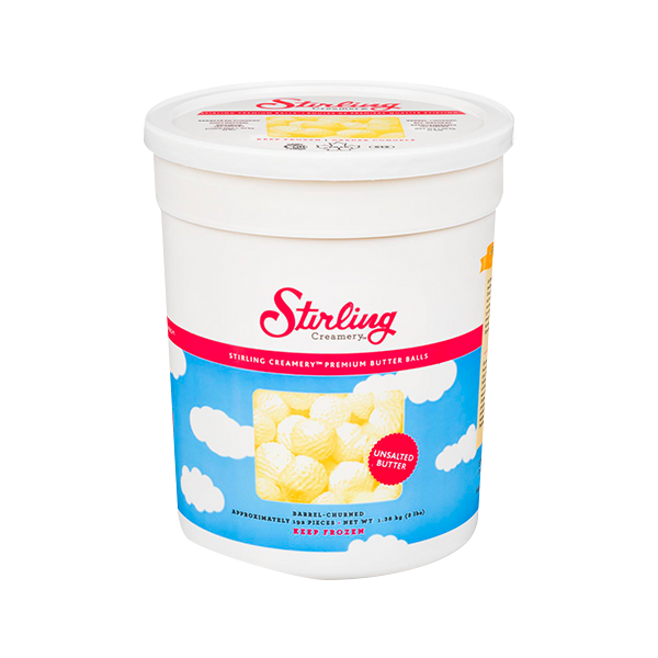 Photo of - Beurre en boules Stirling Premium non salé
