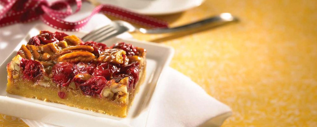 Photo of - Cranberry Caramel Shortbread