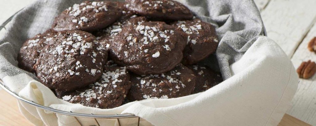 Photo of - Gluten-Free Chocolate Pecan Cottage Cheese Cookies