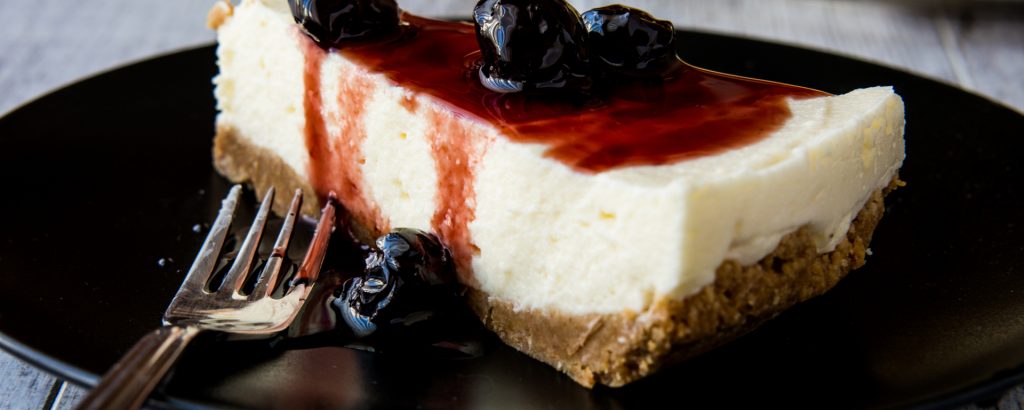 Photo of - No Bake Cherry-Blueberry Cheesecake