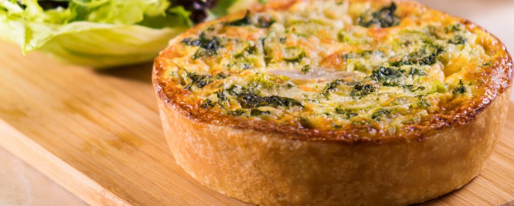 Photo of - Smoked Chicken and Asparagus Quiche